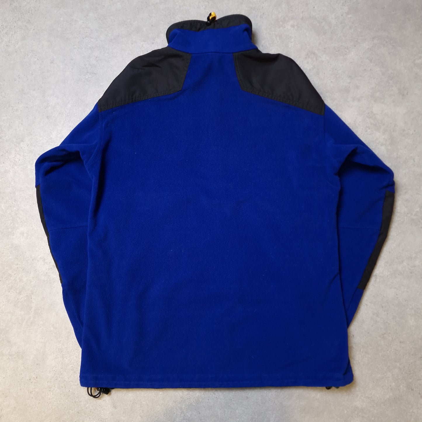 00s Berghaus full zip fleece in blue and black - medium