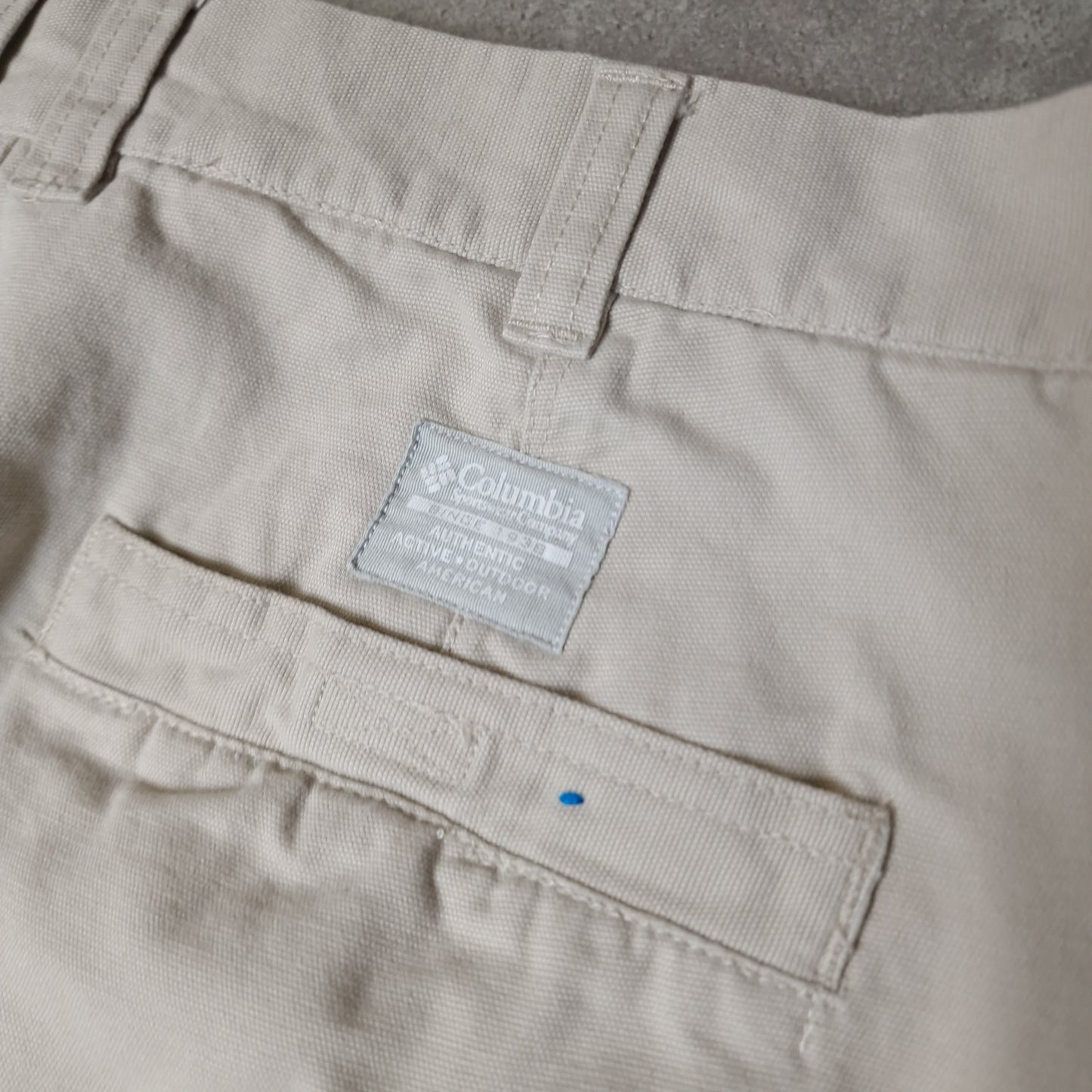 Columbia carpenter trousers in cream - W36"