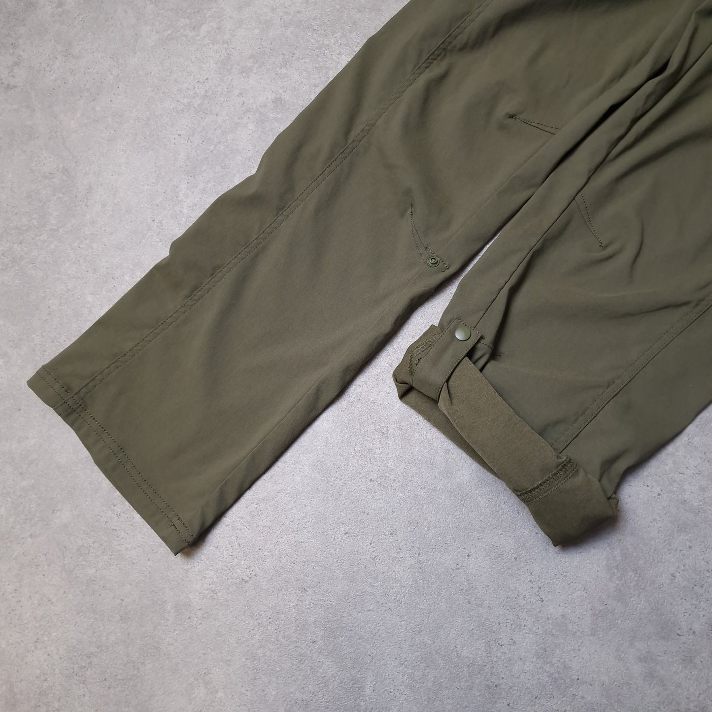 Women's Prana convertible trousers in khaki green - UK 12