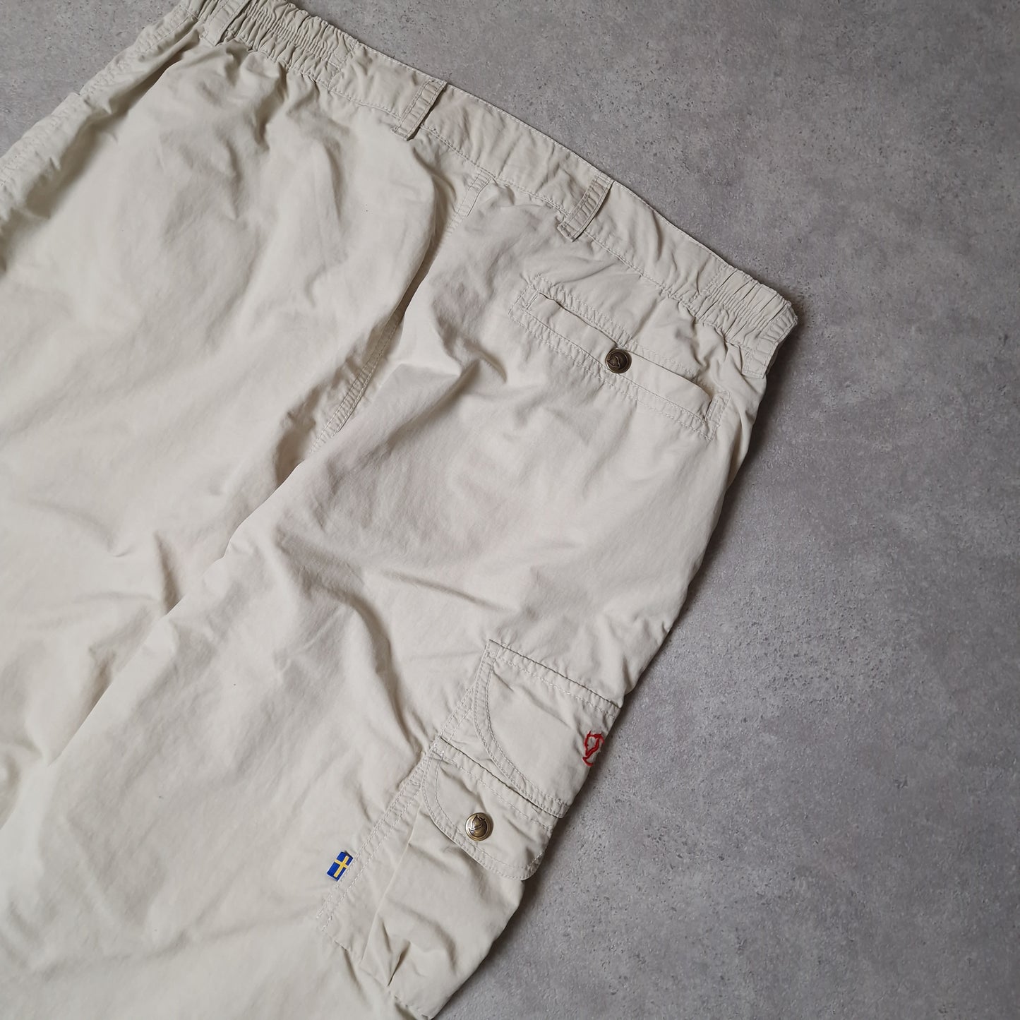 Fjallraven trousers in cream - 34x34