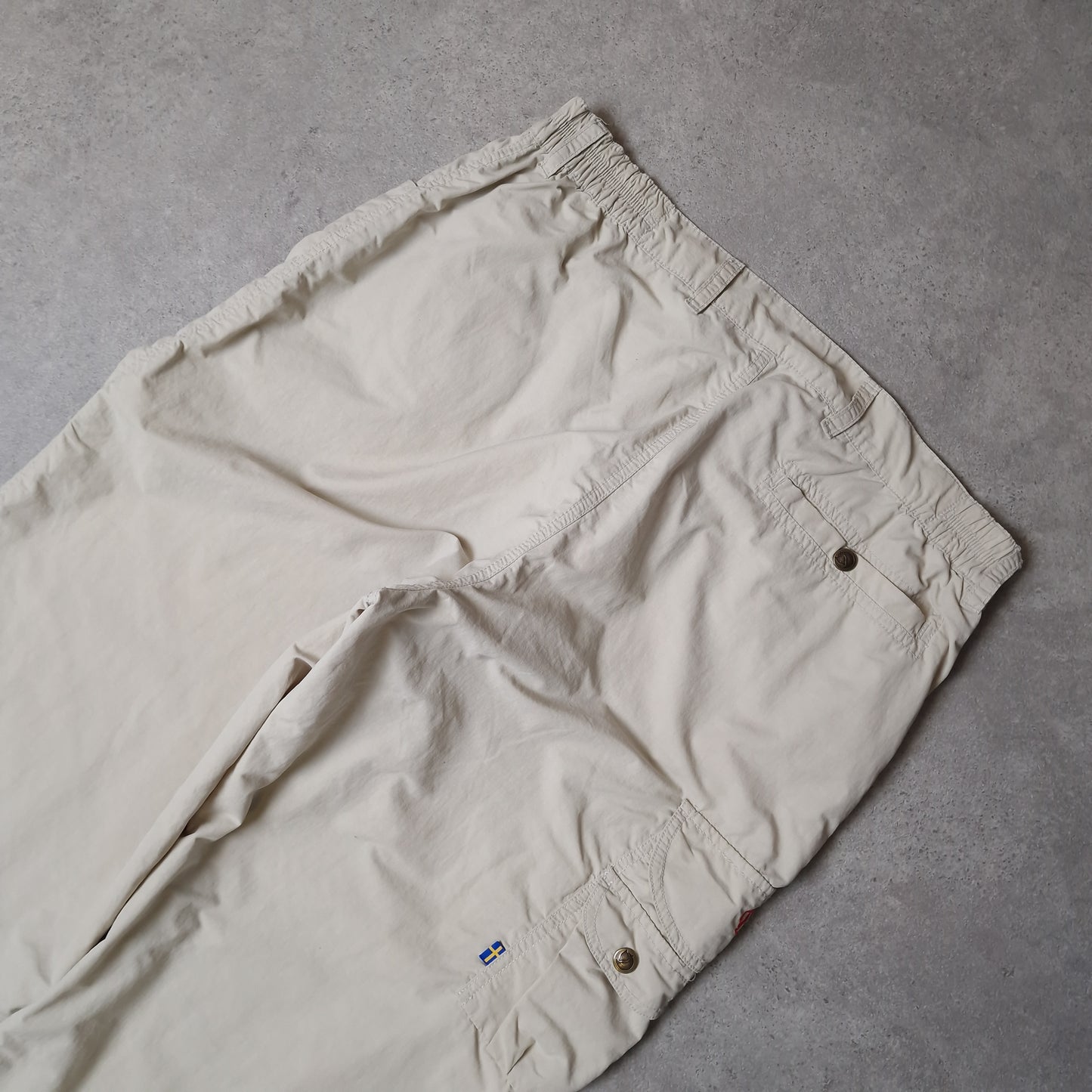 Fjallraven trousers in cream - 34x34