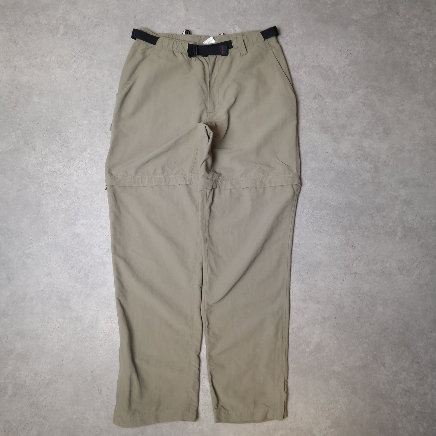The North Face convertible trousers in khaki green - women's large