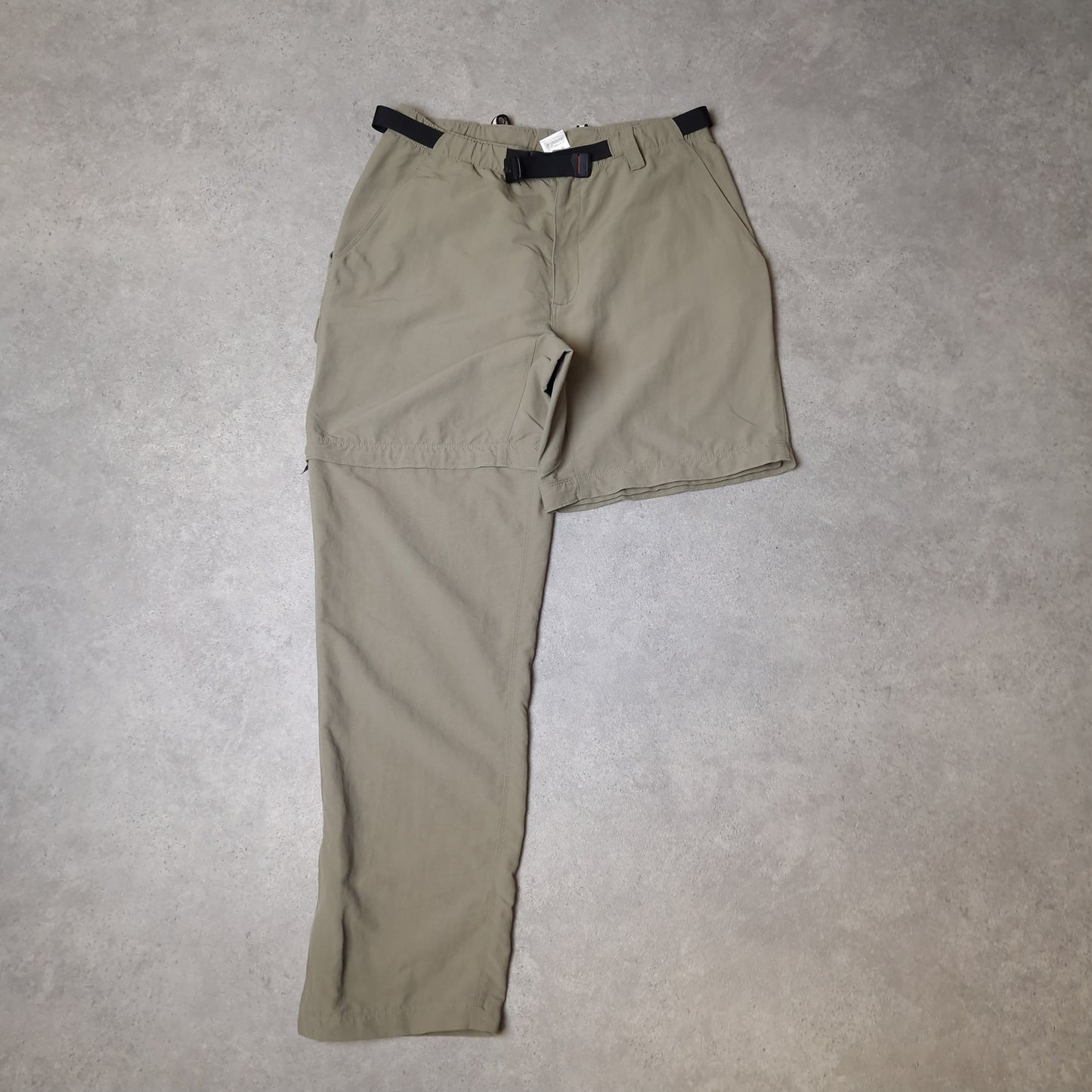 The North Face convertible trousers in khaki green - women's large