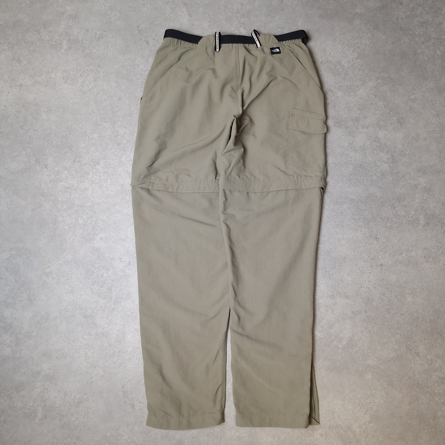 The North Face convertible trousers in khaki green - women's large