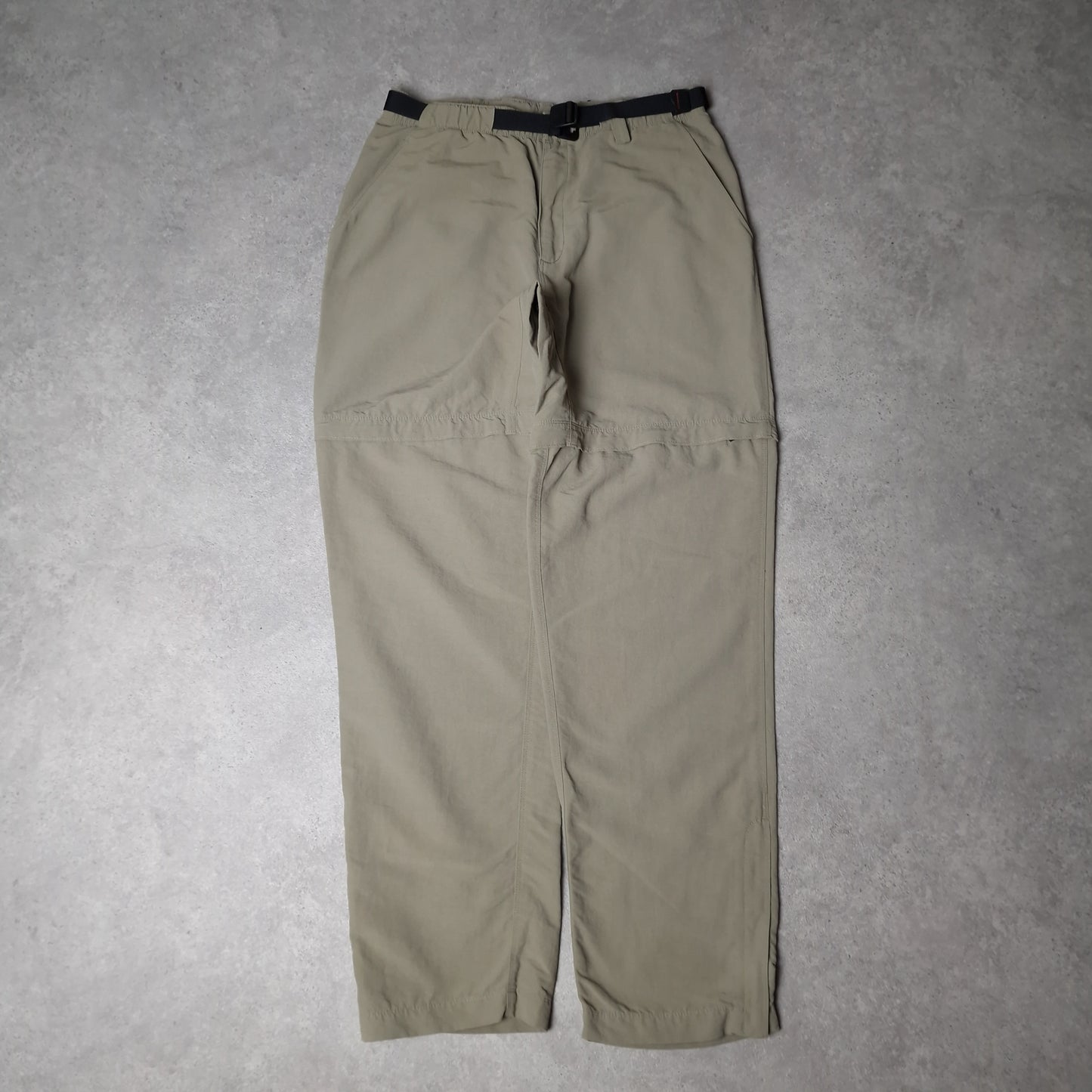 The North Face convertible baggy trousers in khaki green - women's large