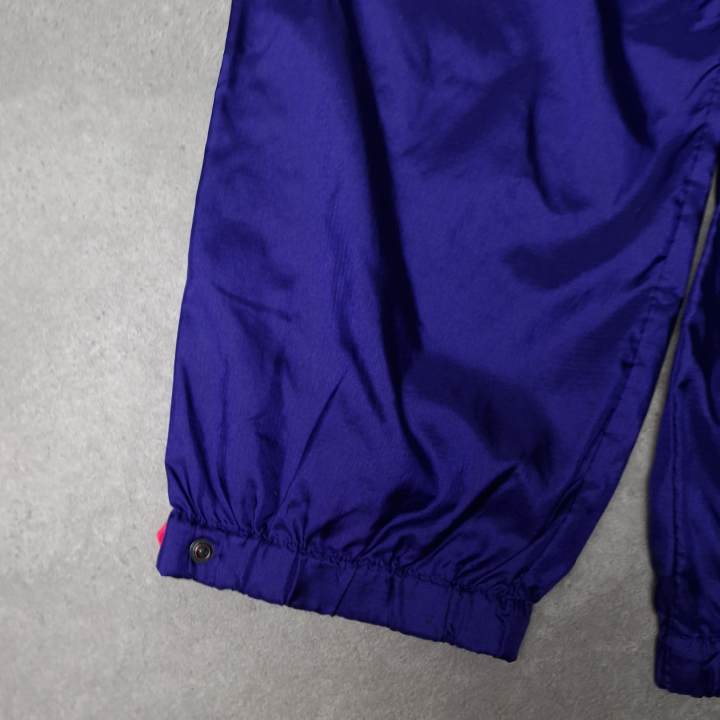 90s Columbia windbreaker trousers in purple - medium