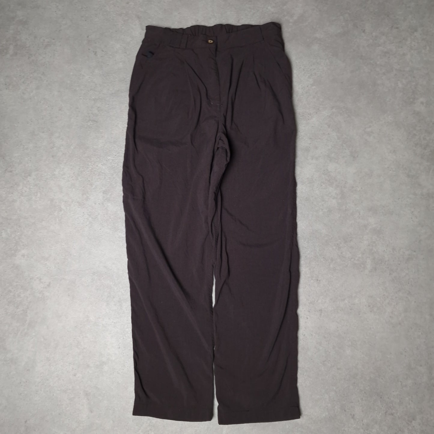 The North Face walking trousers in brown - women's large