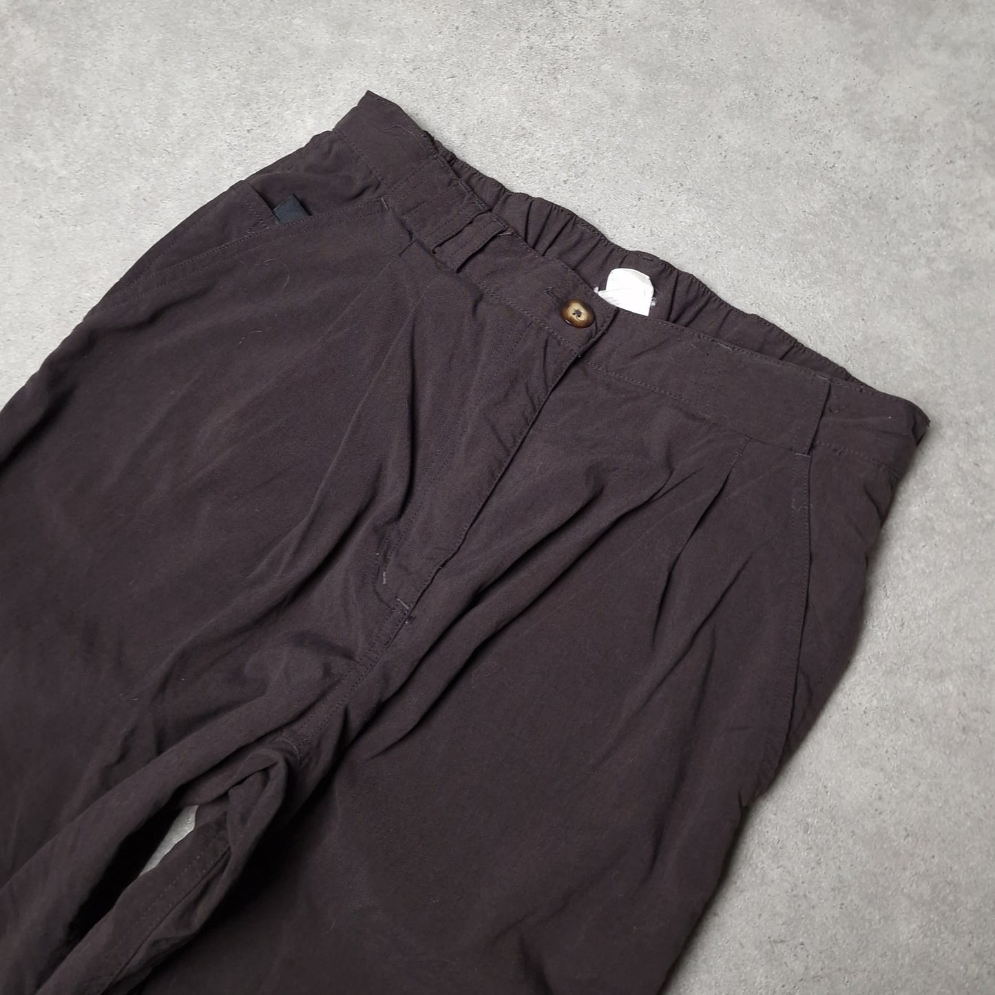 The North Face walking trousers in brown - women's large