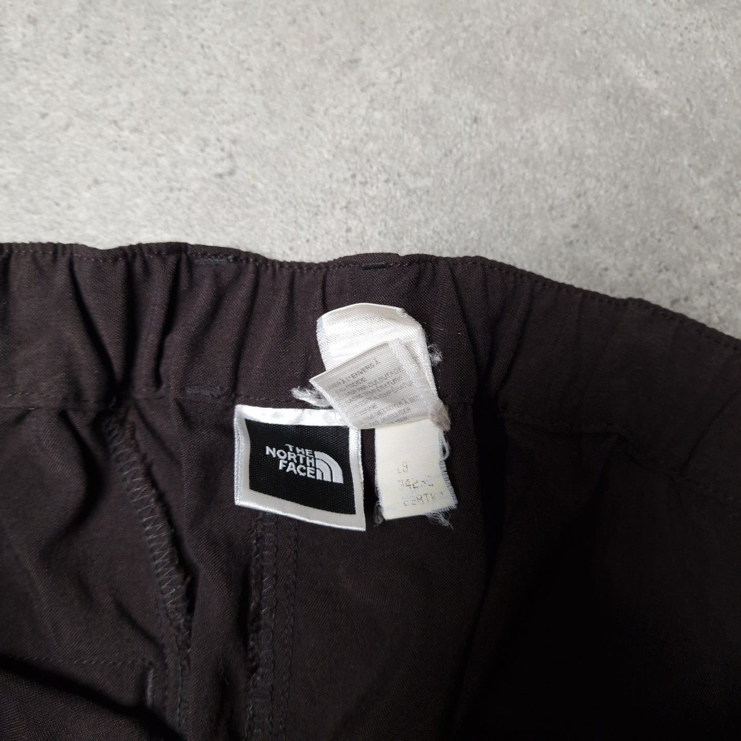 The North Face walking trousers in brown - women's large