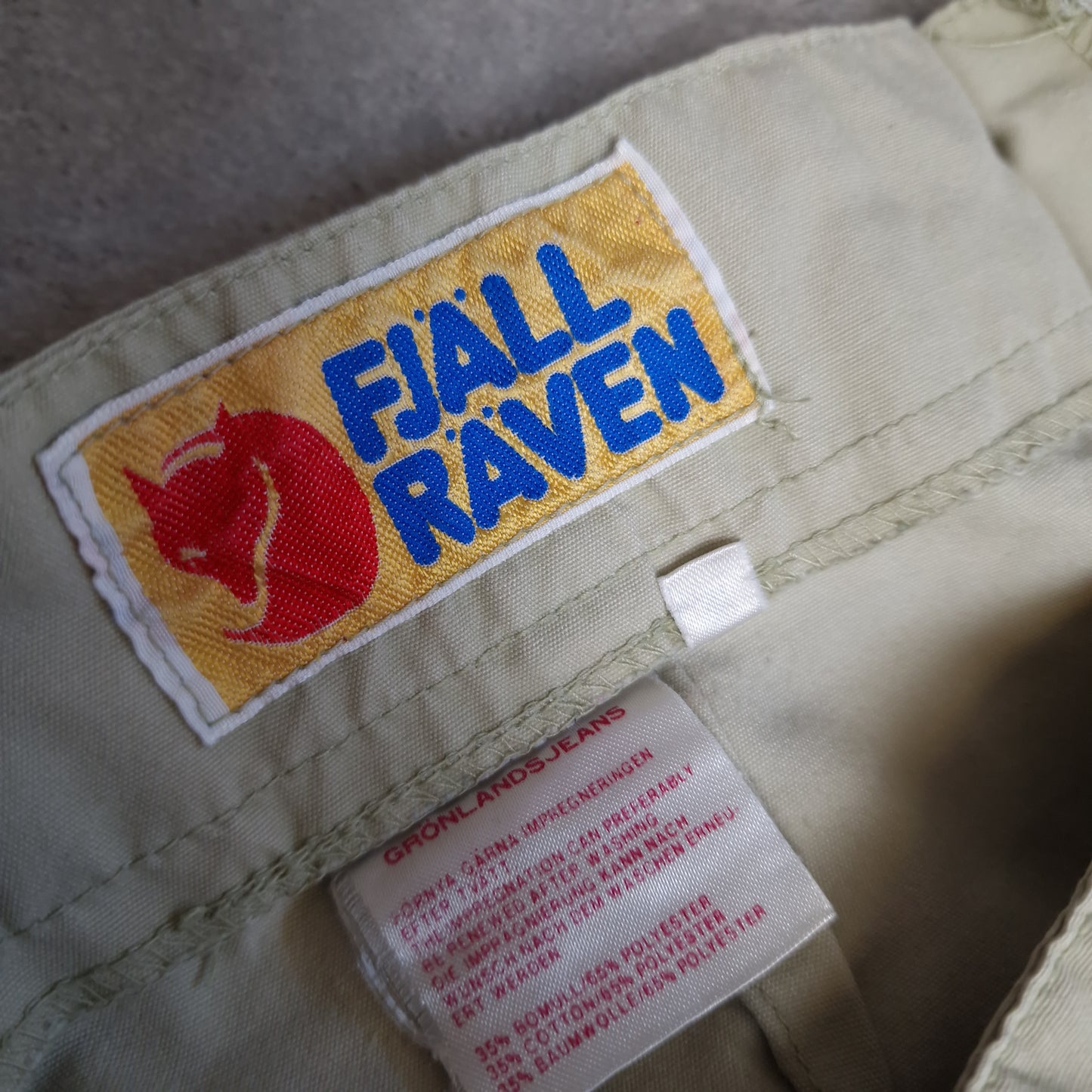 Vintage Fjallraven Gronlands trousers in beige - 31"