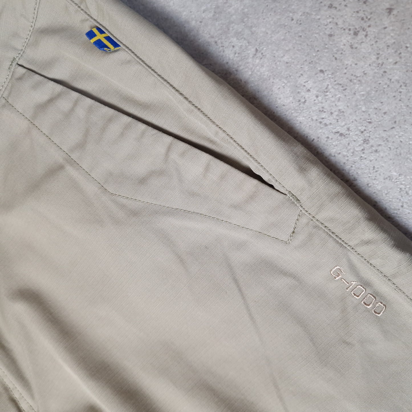 Fjallraven G-1000 stina trousers in beige - 34"