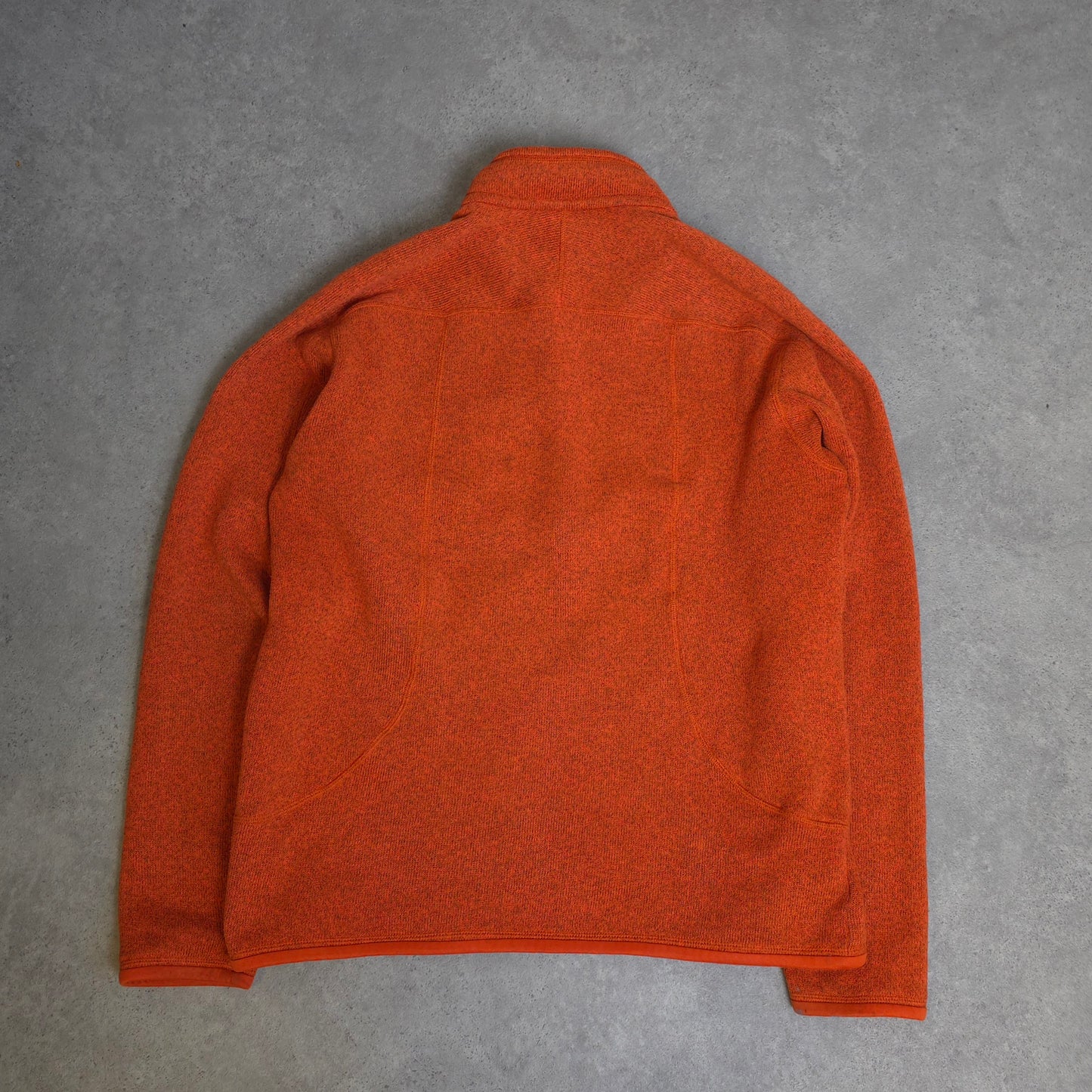 Patagonia better sweater fleece in orange - medium