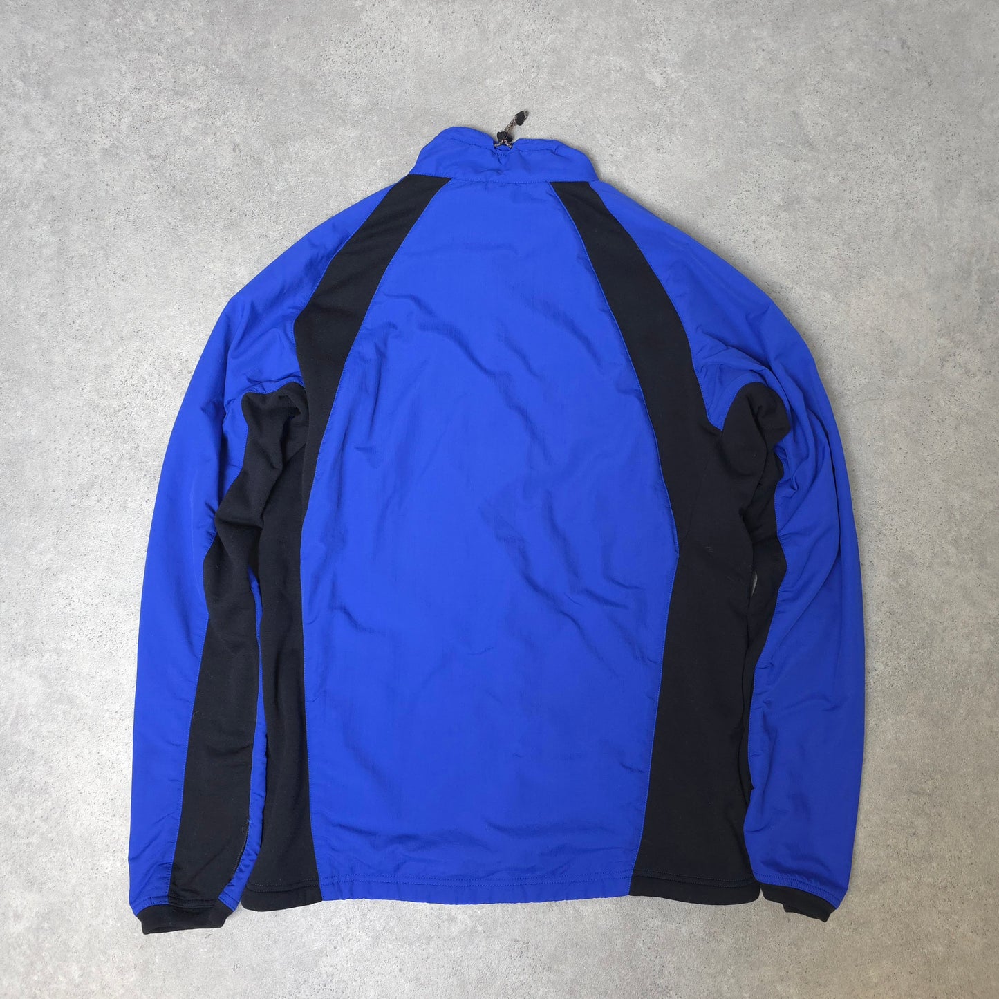 Vintage Rab vapour rise 1/4 zip jacket in blue and black - large