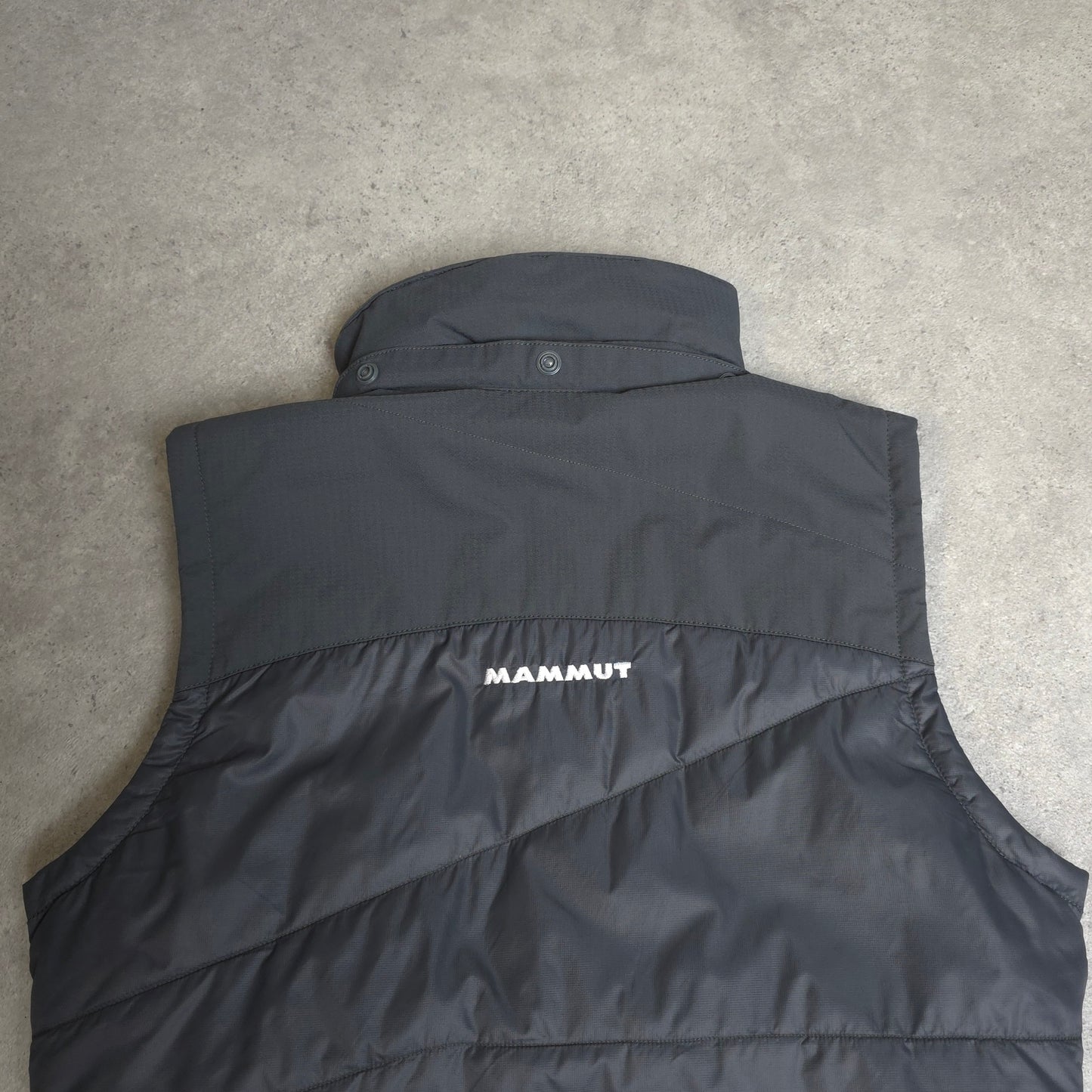 Mammut padded gilet in grey - women's xs