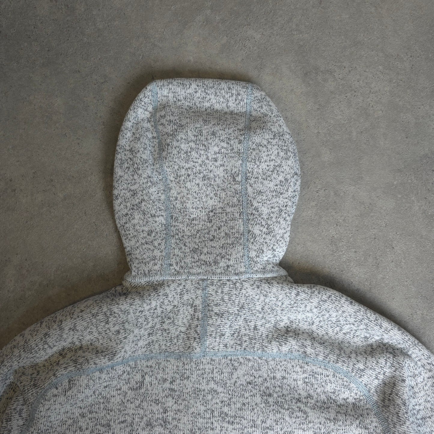 Haglofs zip up fleece hoodie in grey - women's XL
