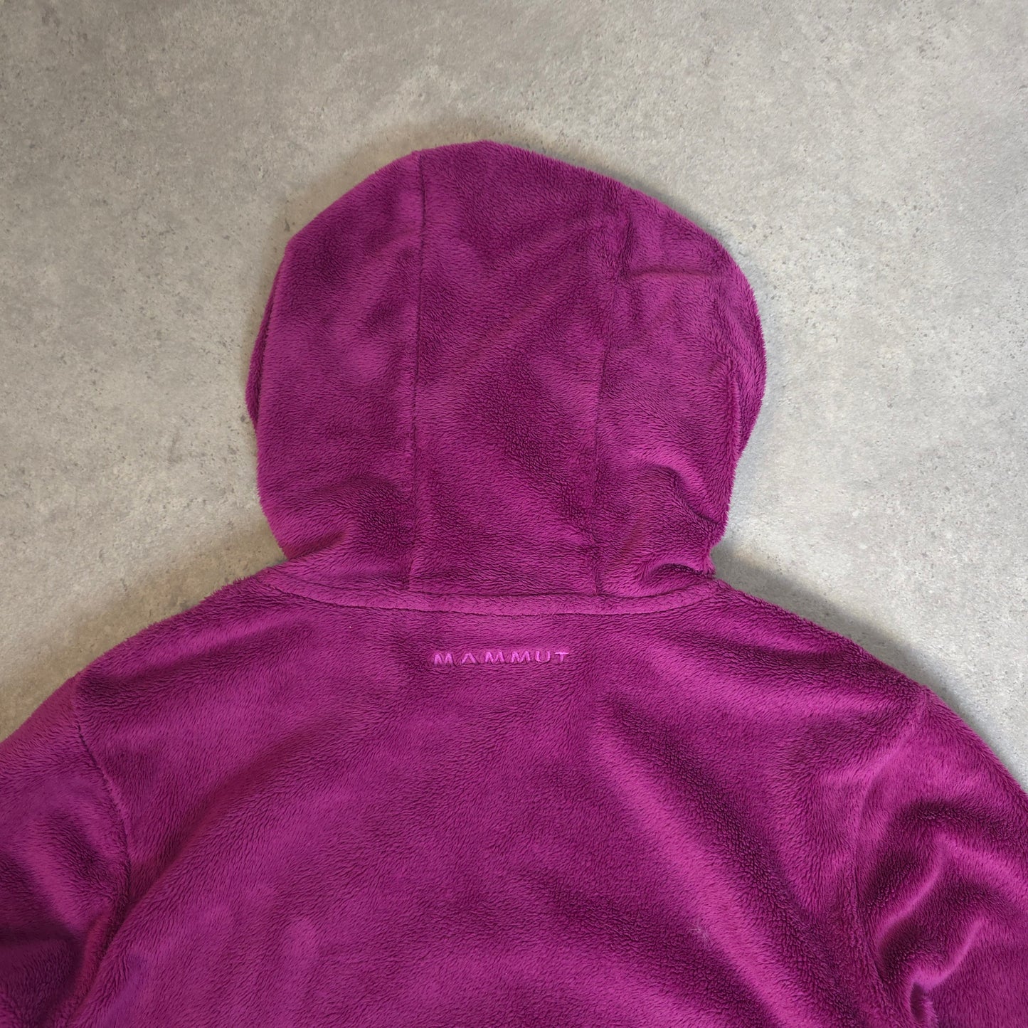 Mammut fleece hoodie in purple - women's medium