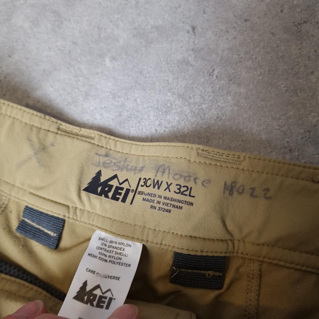 Rei soft shell walking trousers in beige - 30"