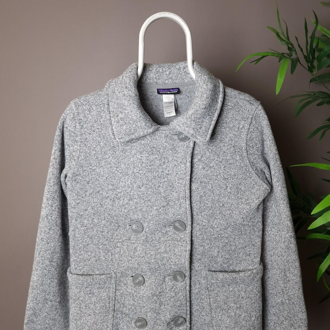 Patagonia Better sweater peacoat cardigan in grey - women's medium
