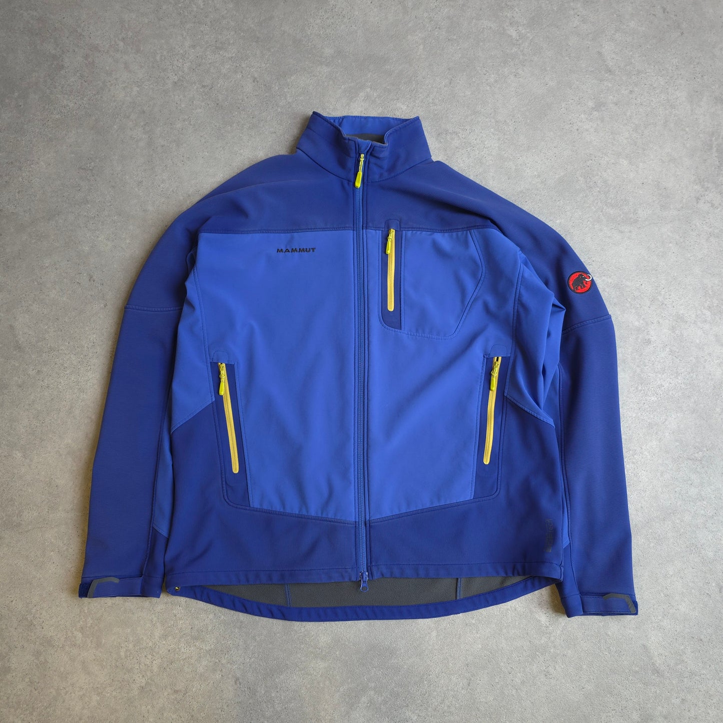 Mammut soft shell jacket in blue - XXL