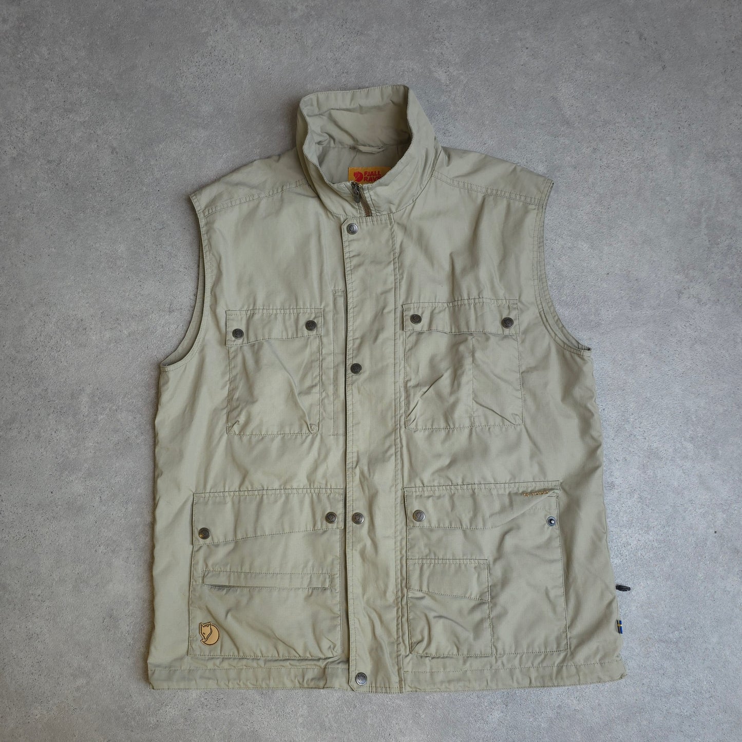 Fjallraven G-1000 vest in cream - XL