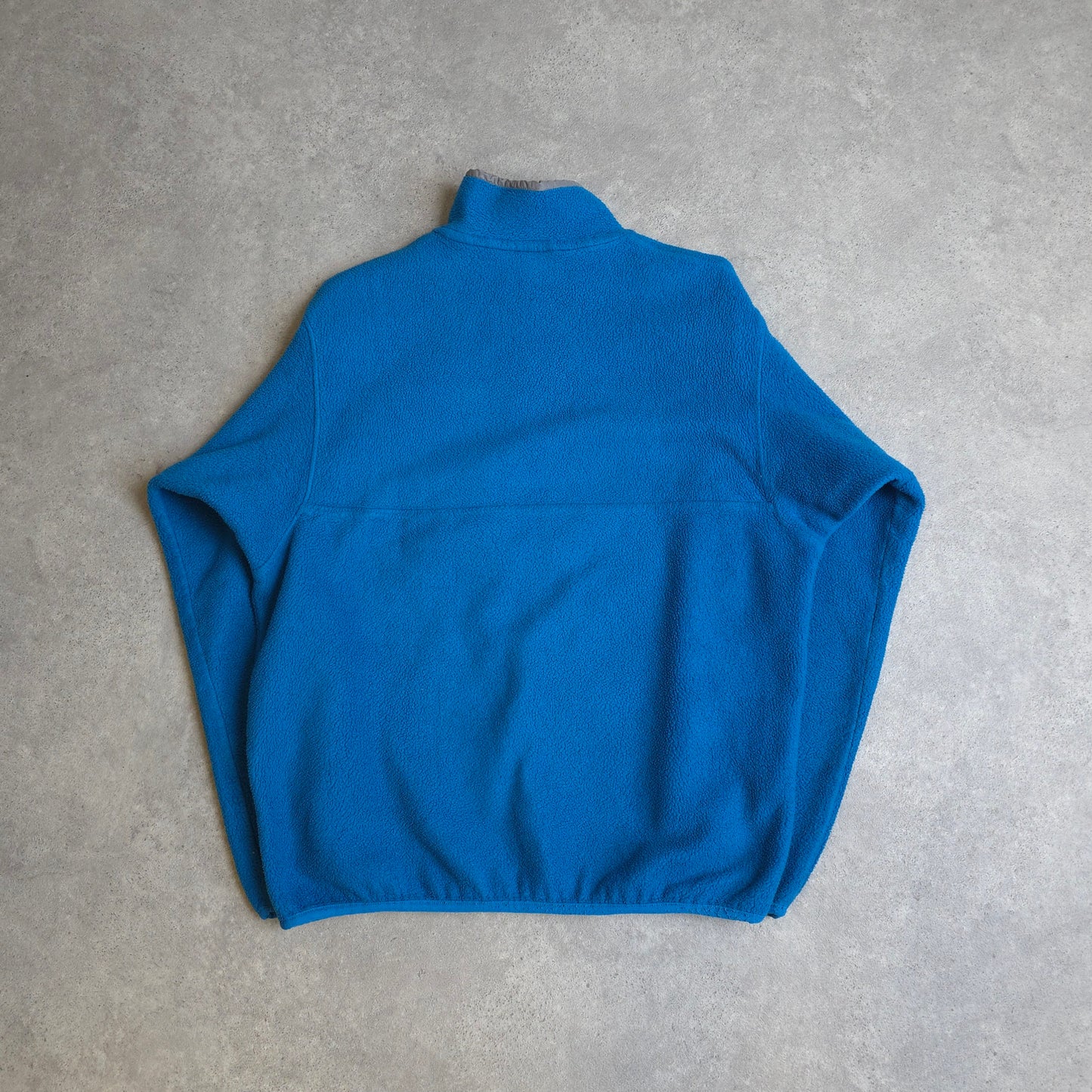 90s Patagonia snap t fleece in blue - large