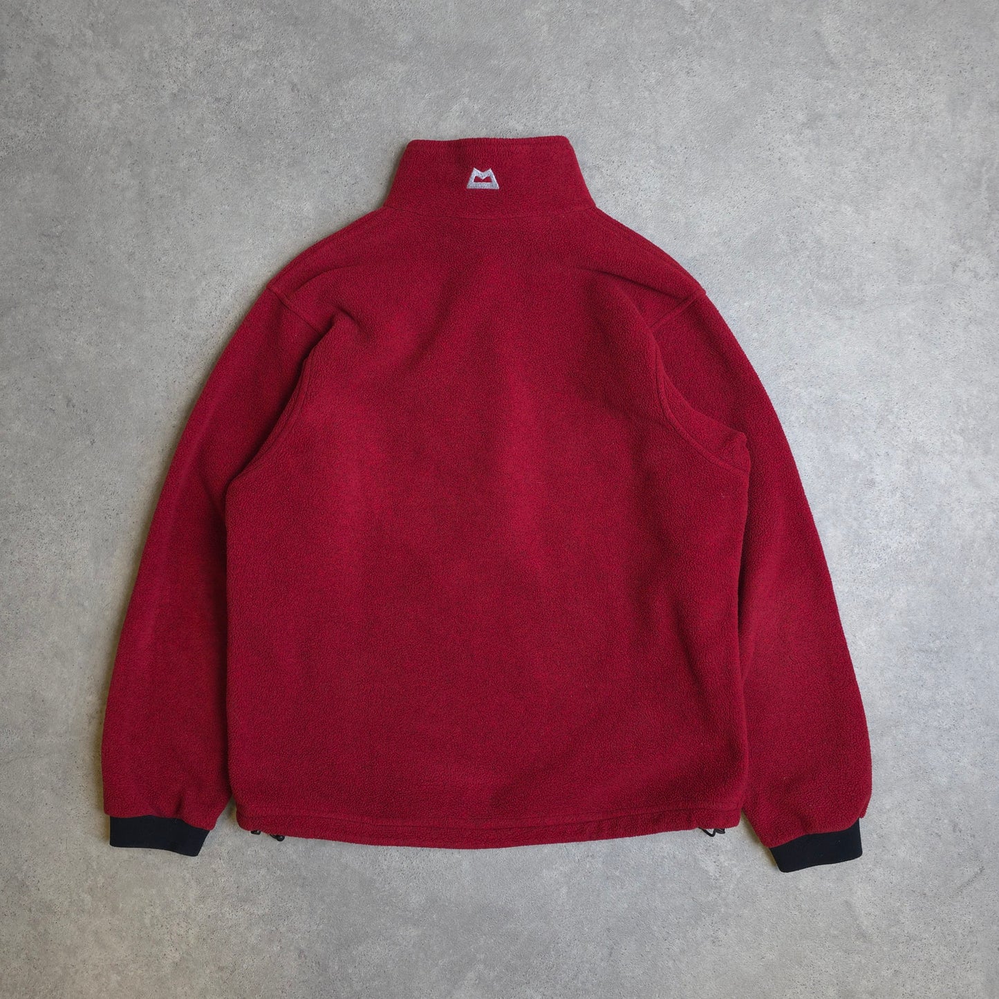 90's Mountain Equipment button up fleece in red - large