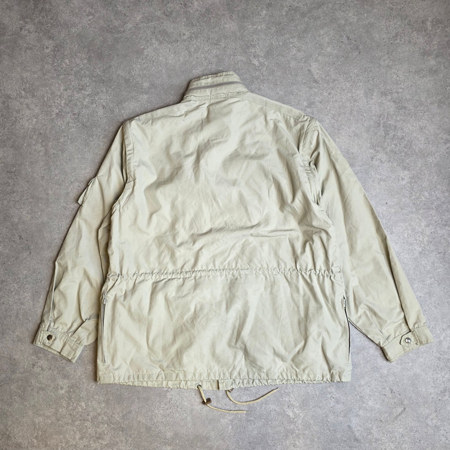 Vintage Fjallraven G-1000 survival tactical jacket in cream - large