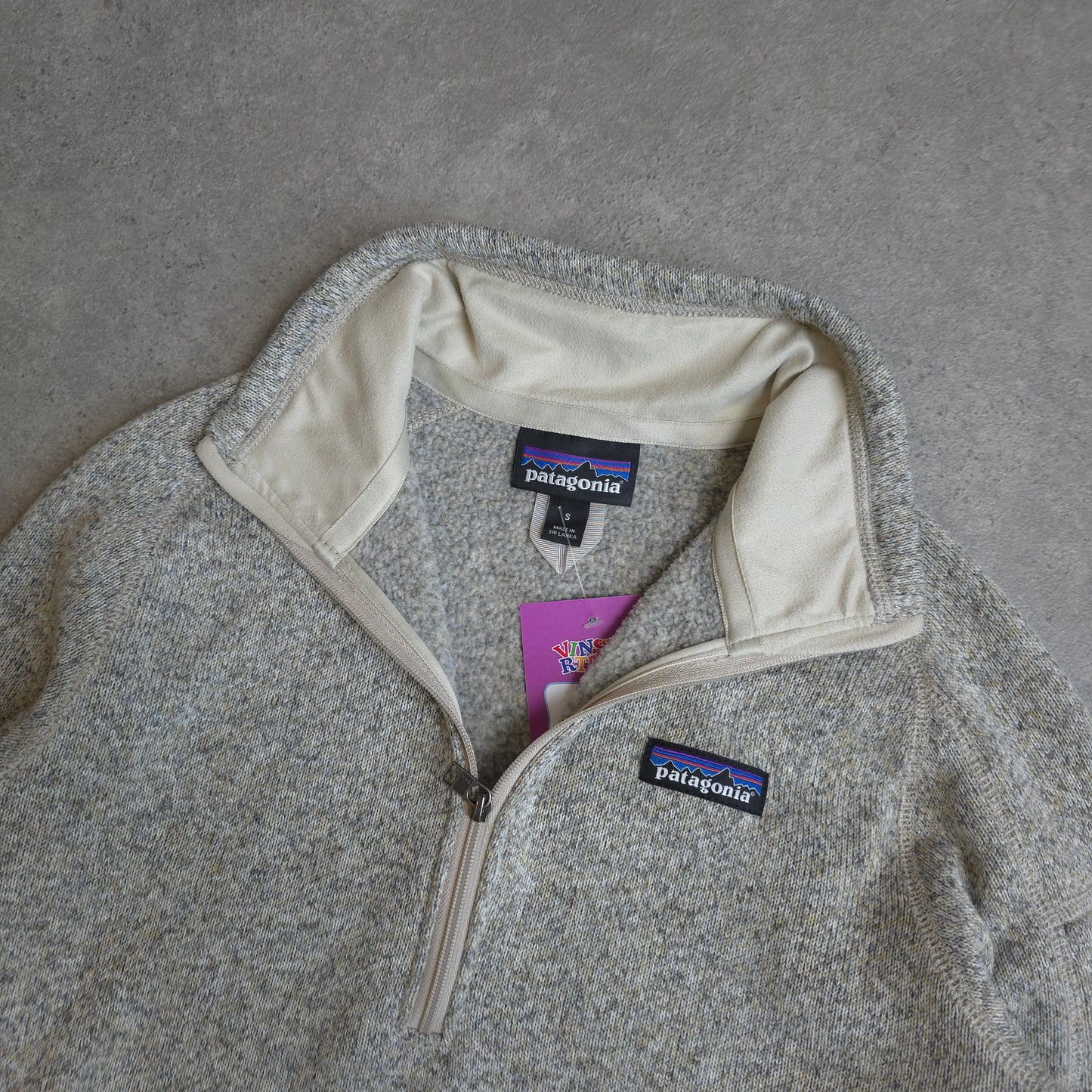 Patagonia better sweater in grey - women's small