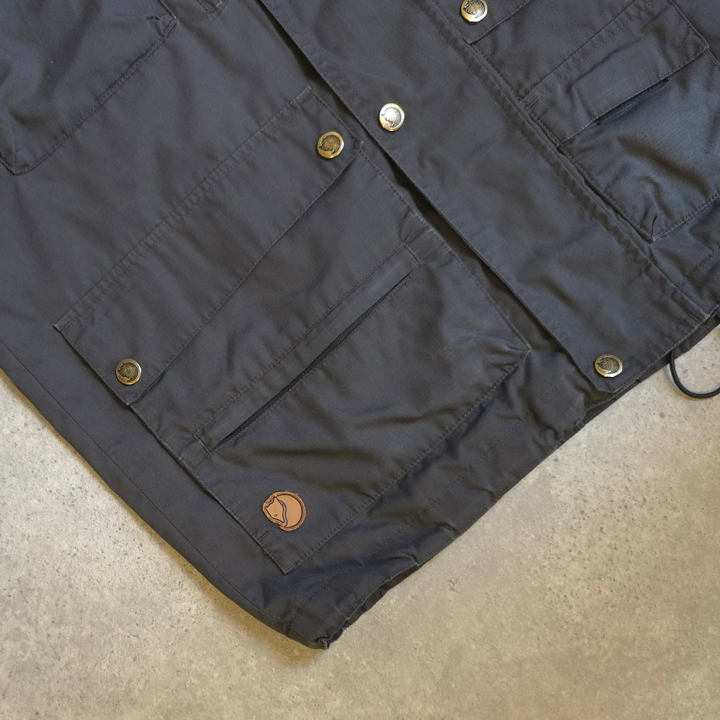 Fjallraven G-1000 vest in grey - large