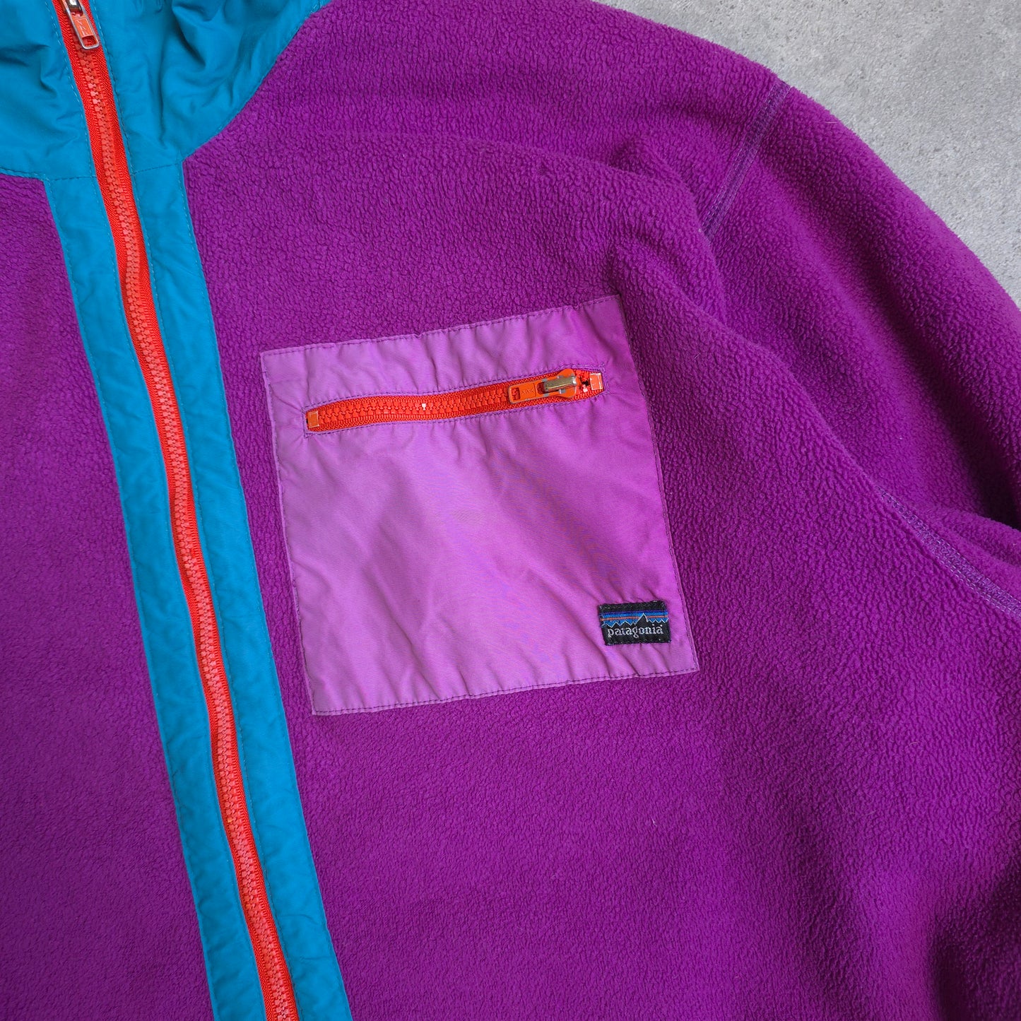 90's Patagonia made in u.s.a fleece in pink - XL