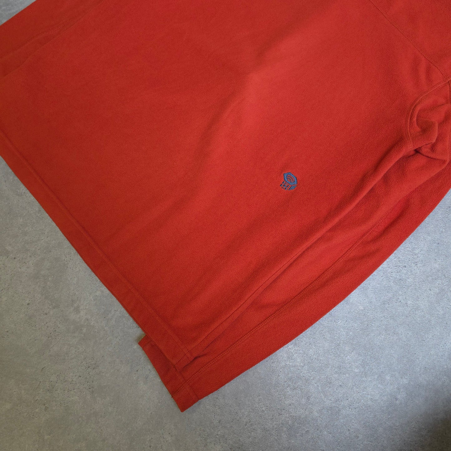 Mountain Hardwear 1/4 zip fleece in orange - small