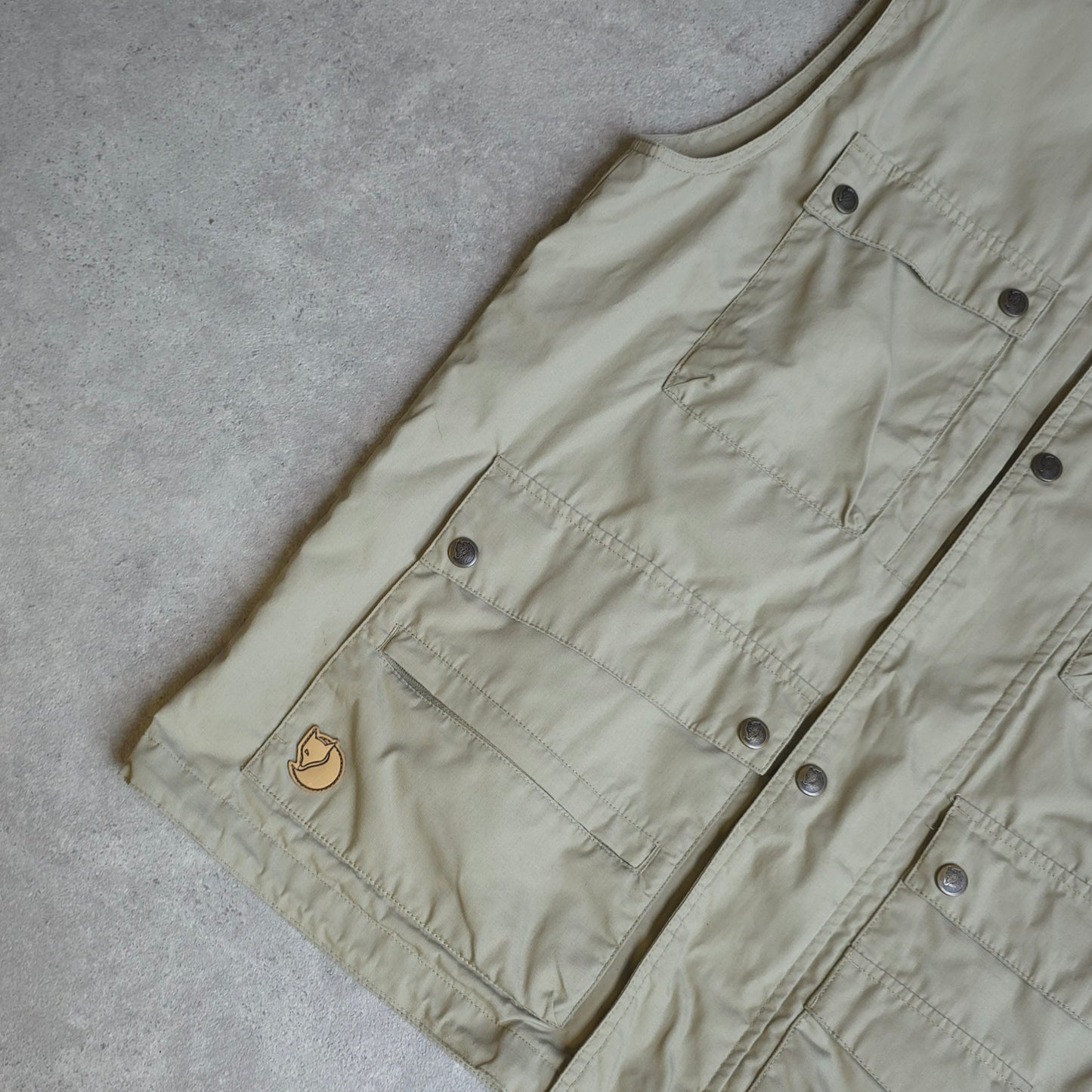 Fjallraven G-1000 vest in cream - XL