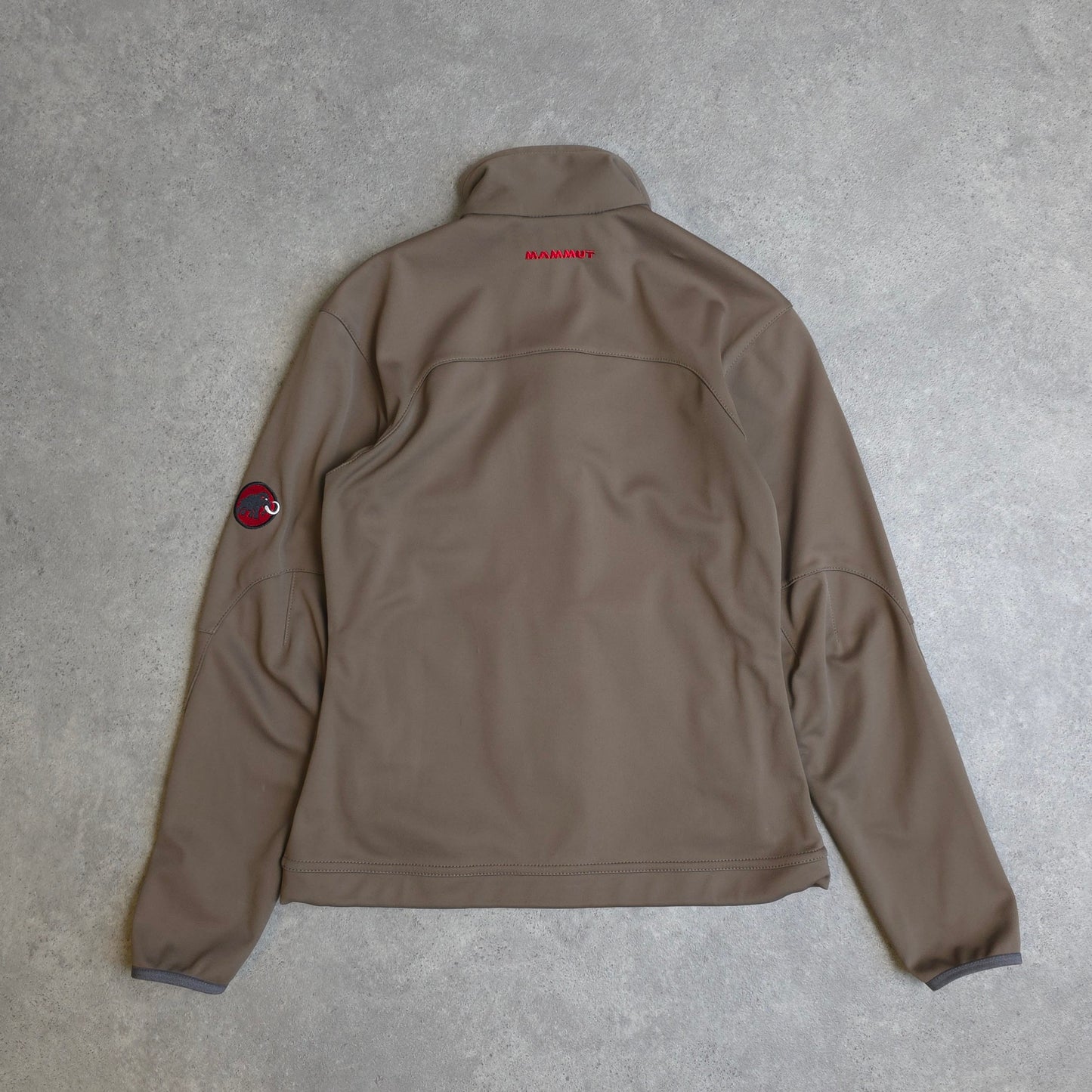 Mammut soft shell jacket in brown - women's small