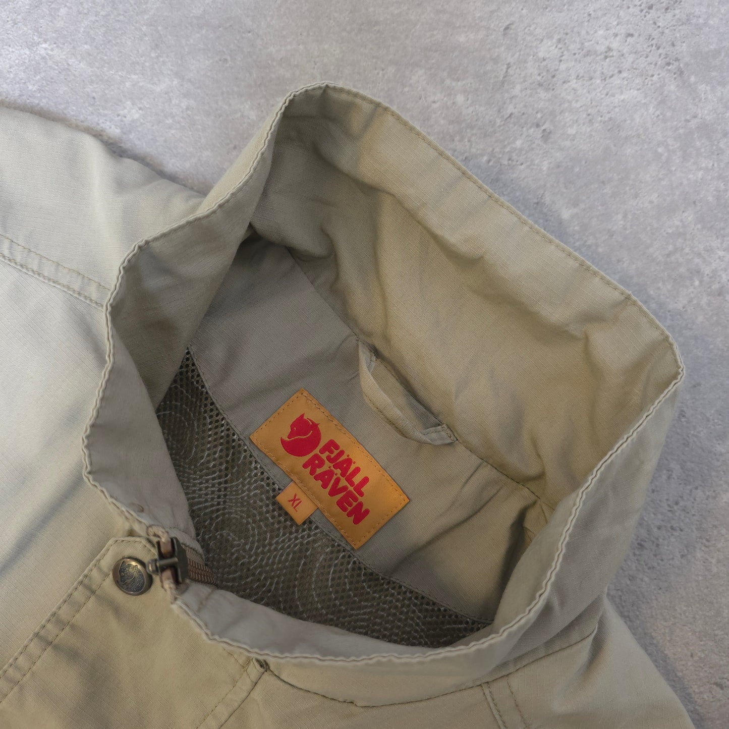 Fjallraven G-1000 vest in cream - XL