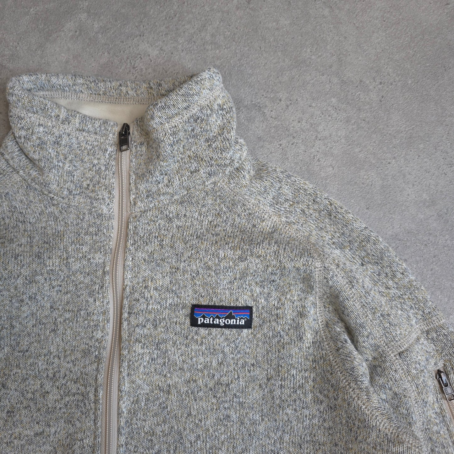 Patagonia better sweater in grey - women's small