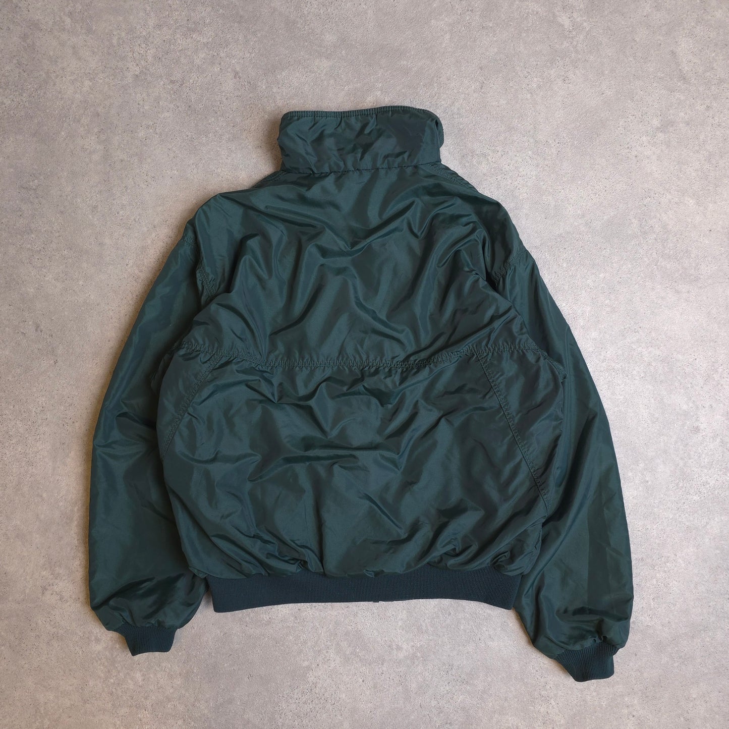 90's Patagonia shelled synchilla jacket in green - S/M