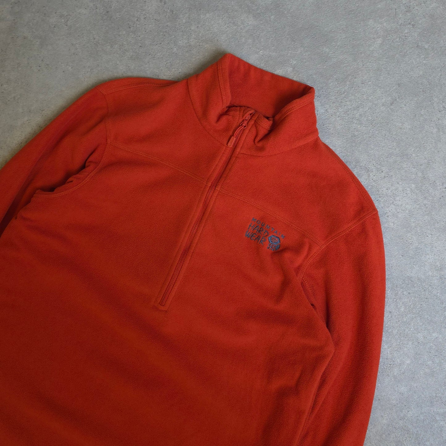 Mountain Hardwear 1/4 zip fleece in orange - small