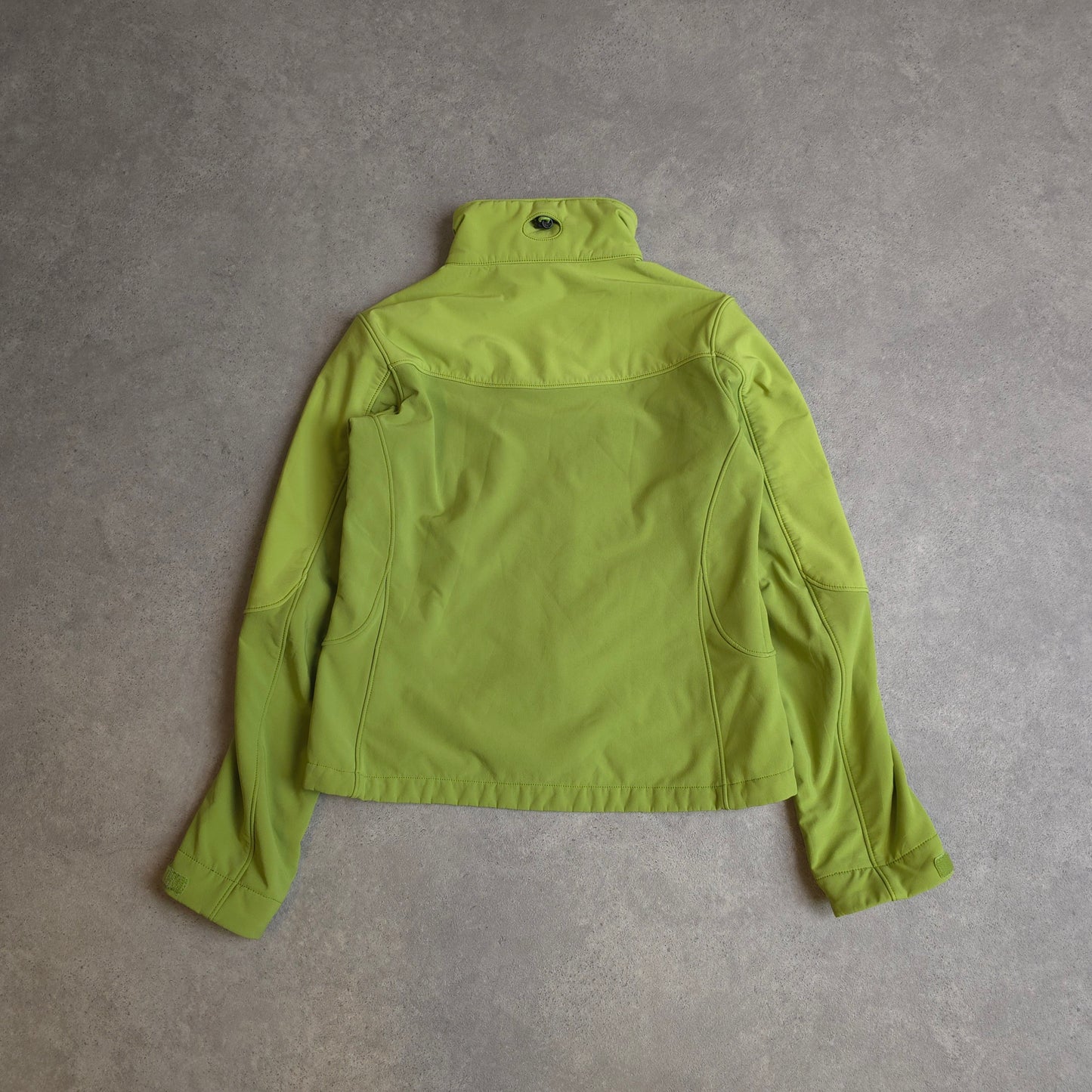 Marmot soft shell jacket in lime green - women's medium