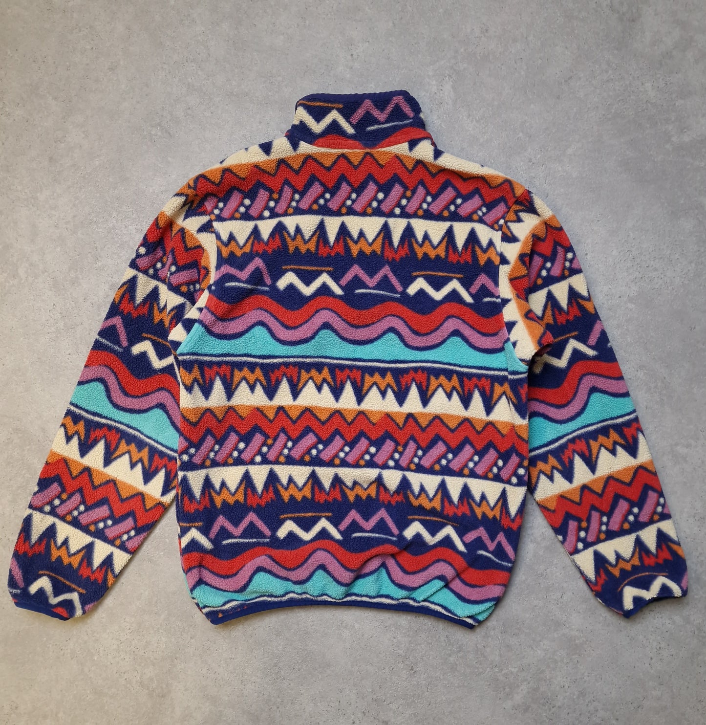 Patagonia patterned snap-t fleece in multicolour - Junior XL