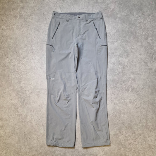 Rab soft shell trousers in grey - 34 inch