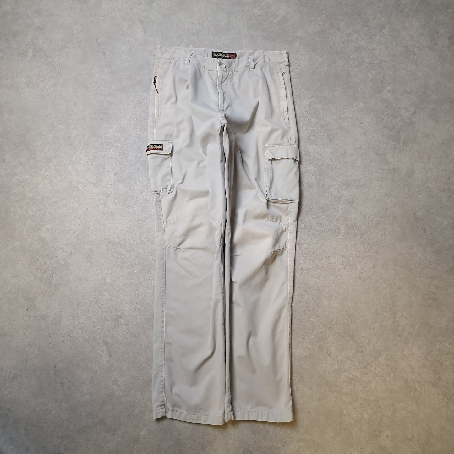 Napapijri cargo trousers in grey - medium