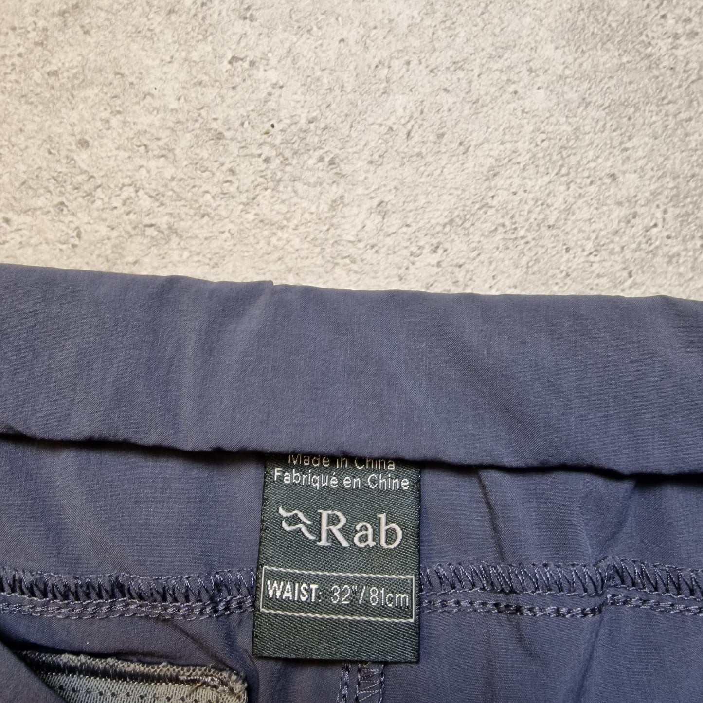 Rab shorts in grey - medium