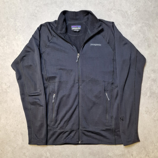 Patagonia R1 regulator polartec zip up in black - large