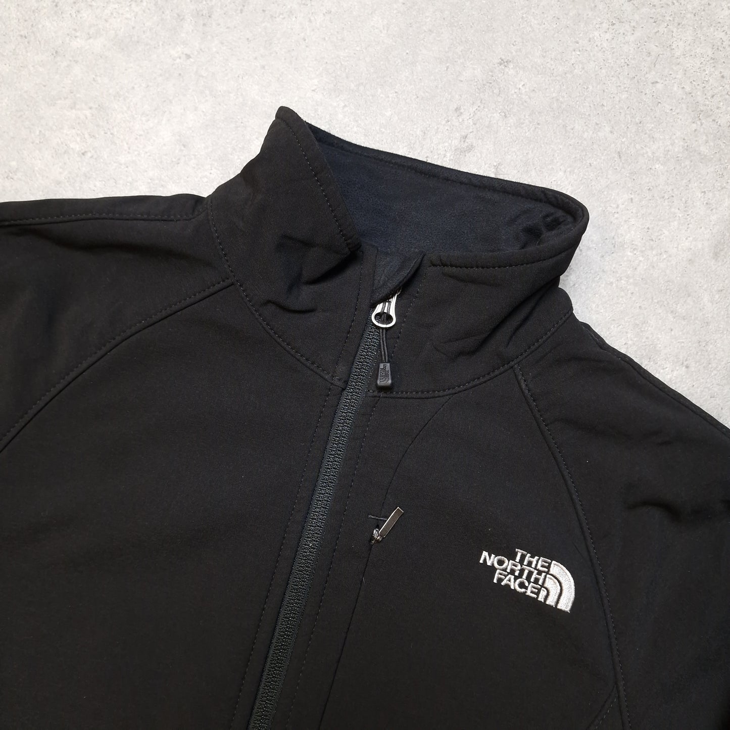 The North Face Apex soft shell jacket in black - women's small