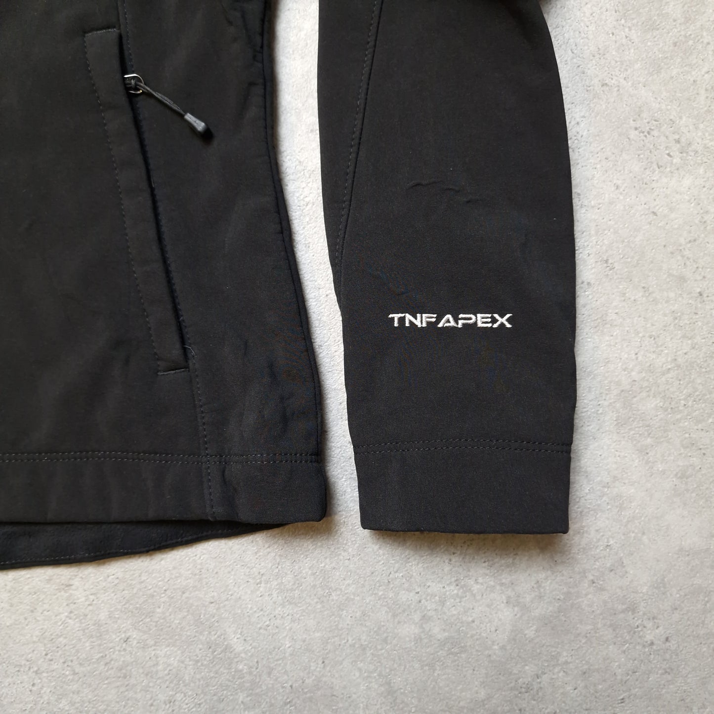 The North Face Apex soft shell jacket in black - women's small