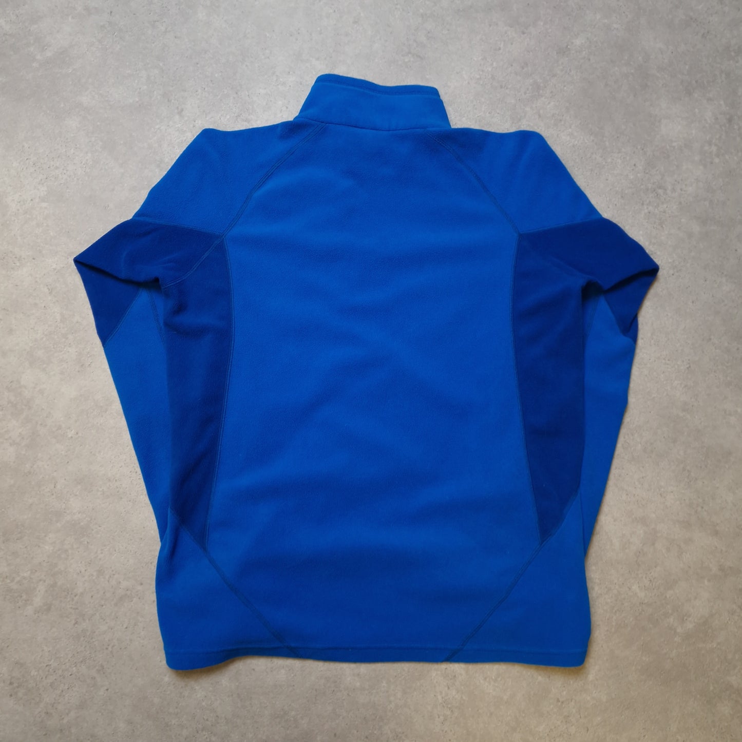Mountain Equipment 1/4 zip fleece in blue - large