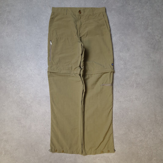 Patagonia convertible trousers in khaki - waist 33"