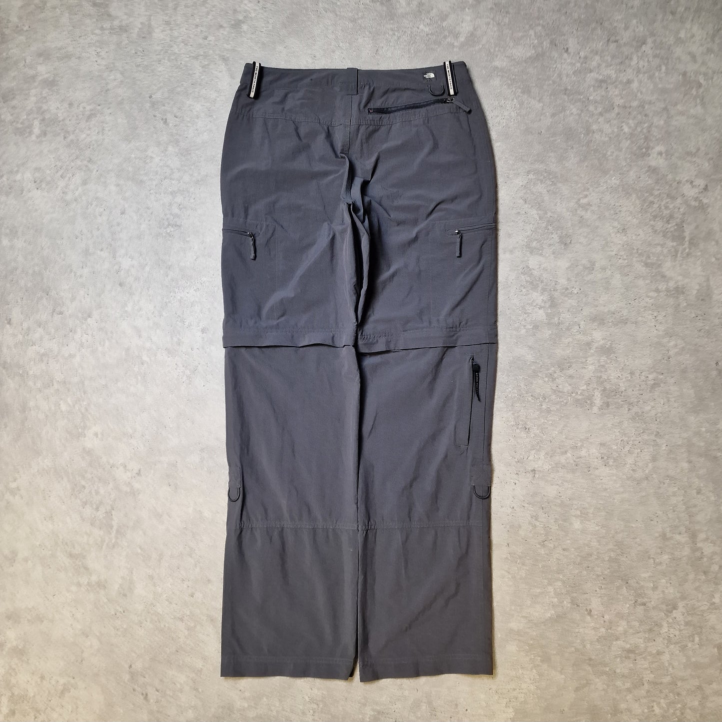 The North Face convertible trousers in grey - waist 32"