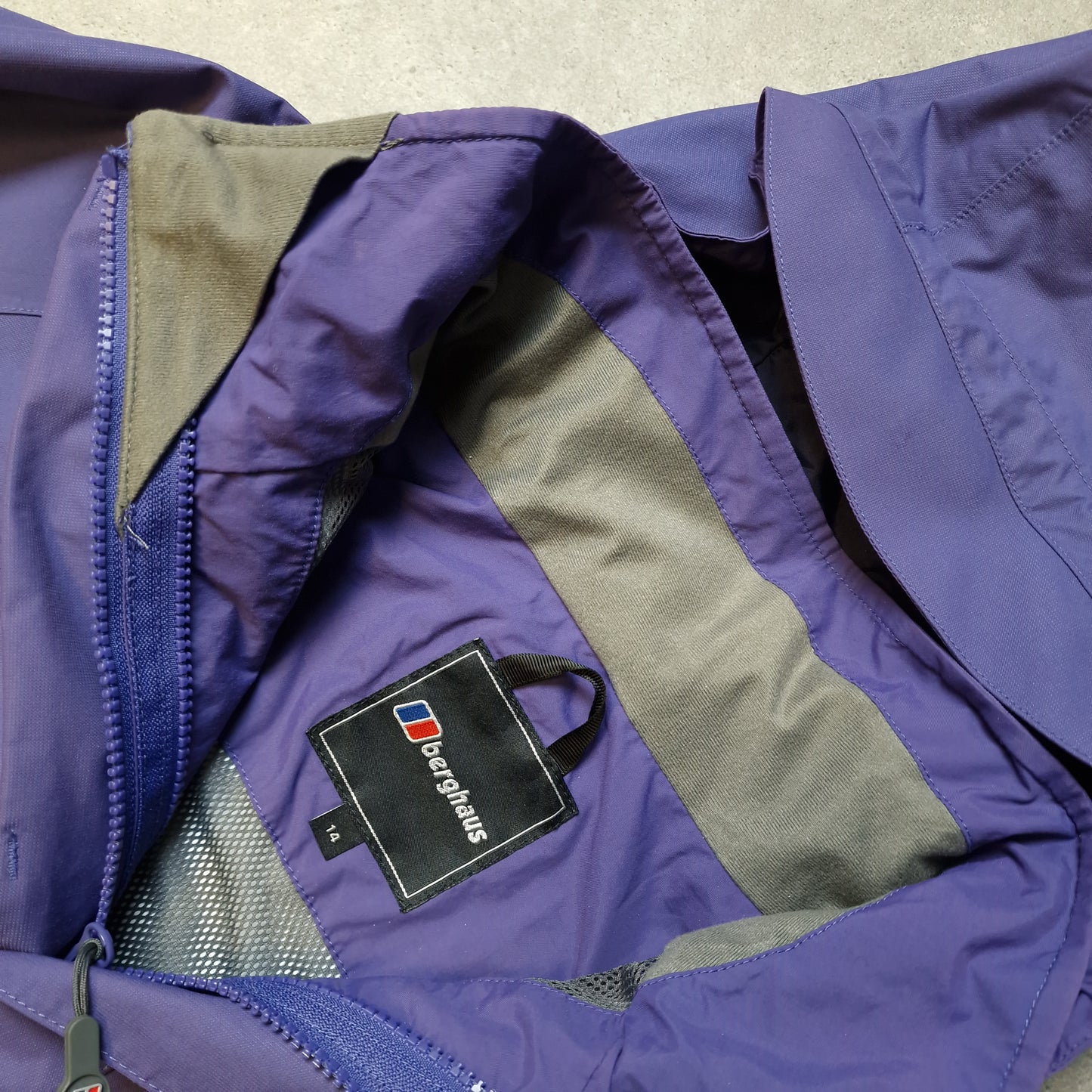 Berghaus AQ2 waterproof jacket in purple - UK14