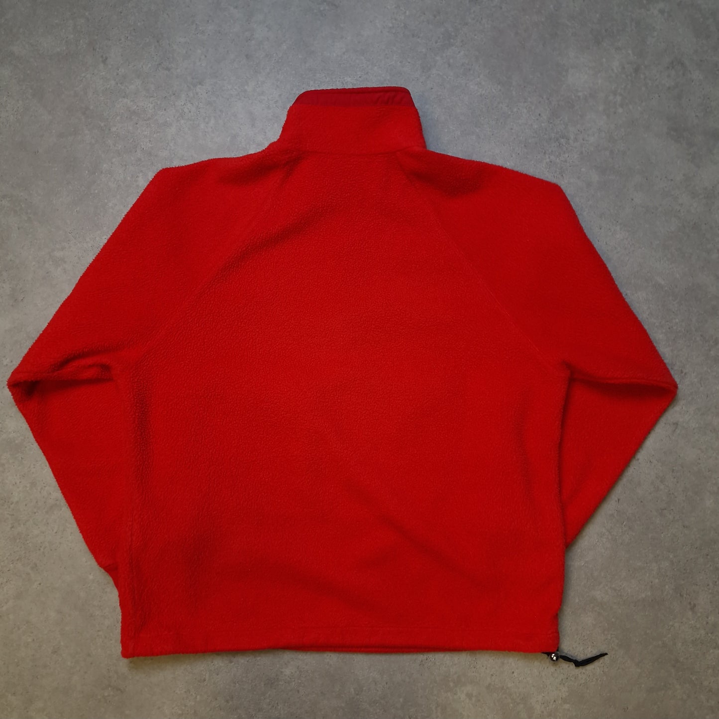 90s Berghaus 1/4 zip fleece in red - large